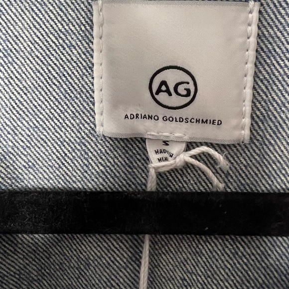 NWT AG Denim Jean Belted Full Body Jumpsuit Romper Sz Small - Picture 10 of 12